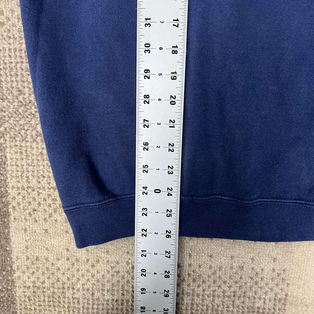 Vintage Nike Crewneck Sweatshirt Navy Blue Made in USA Mens Medium Swoosh‎ Logo